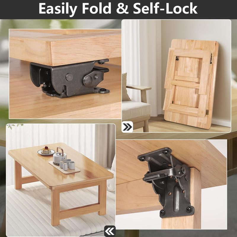 Woyuosn Heavy Duty Folding Brackets with 90° Self-Locking